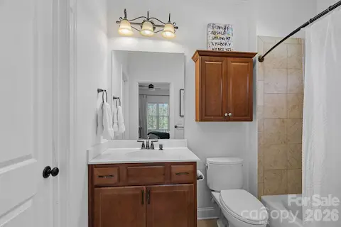 Full Bathroom attached to one secondary bedroom