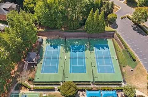 Neighborhood tennis courts