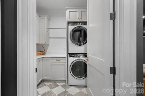 upstairs laundry room