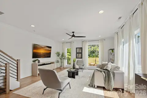 Living Area w/ expansive windows