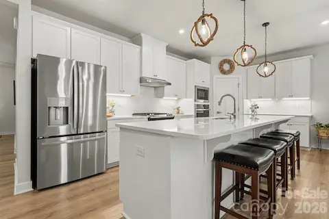 SS appliances, huge island!
