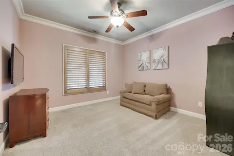 Bedroom/Office with attached bathroom