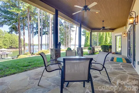 Lower level veranda