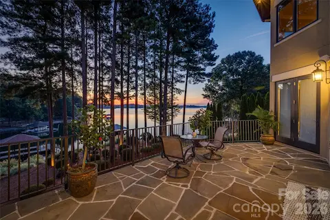 Sunrise from the upper veranda